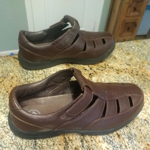 Propet Bayport MSA003L Mens Brown LEATHER Fisherman Sandal Size 13 5E main image 10